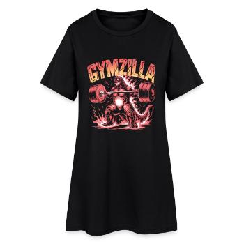 Exemplaire de Gymzilla - Citation de la salle de motivation - Robe T-shirt Femme - noir - Devant