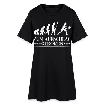 Padel racket BORN TO SERVE Fun - Women’s T-Shirt Dress - black - Front