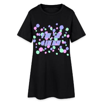 Je suis si heureux - Robe T-shirt Femme - noir - Devant