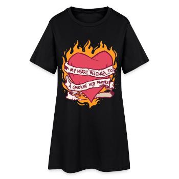 Ehefrau eines Bauern Mutter - Frauen T-Shirt-Kleid - Schwarz - Vorne