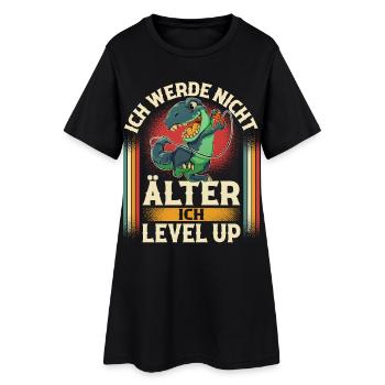 Jeux de joueurs - Robe T-shirt Femme - noir - Devant