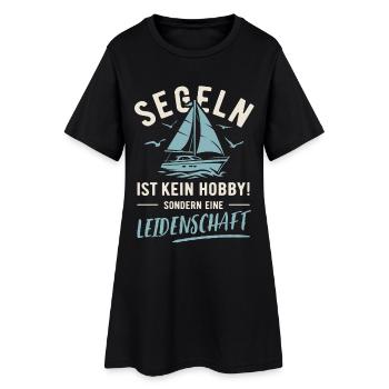 Voile | Ce n’est pas un passe-temps mais une passion - Robe T-shirt Femme - noir - Devant