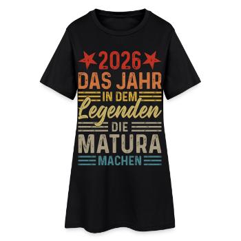 2026 L’année où les légendes obtiennent leur diplôme de fin d’études secondaires - Robe T-shirt Femme - noir - Devant