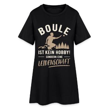 Boule | Ce n’est pas un passe-temps mais une passion - Robe T-shirt Femme - noir - Devant