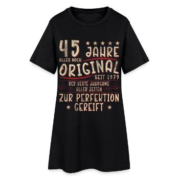 45 years of the original since 1979 - Women’s T-Shirt Dress - black - Front