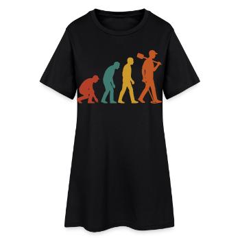 Évolution des passionnés de détection de métaux - Robe T-shirt Femme - noir - Devant
