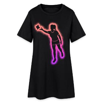 Joueuse de cornhole Enfants Femmes Filles Cornhole - Robe T-shirt Femme - noir - Devant