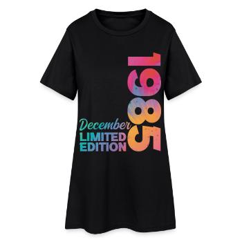Anniversaire Décembre 1985 Né en Décembre Cadeau - Robe T-shirt Femme - noir - Devant