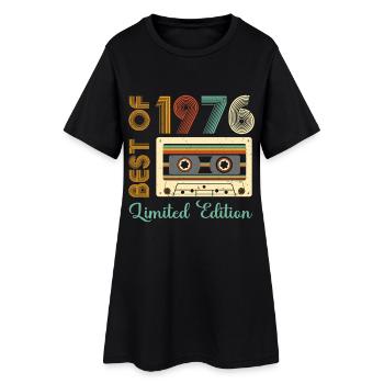 Best of 50 Ans Édition Limitée Vintage Nés en 1976 - Robe T-shirt Femme - noir - Devant