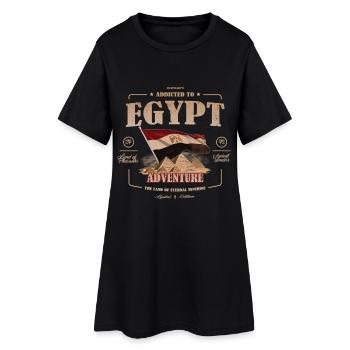 Égypte, Terre du Soleil Éternel, Fête - Robe T-shirt Femme - noir - Devant