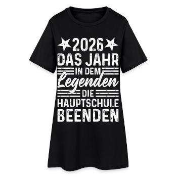 2026 Fin de l’année à la Legends Hauptschule - Robe T-shirt Femme - noir - Devant