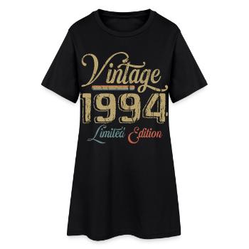 Vintage 1994 Édition limitée Naissance Millésime 1994 - Robe T-shirt Femme - noir - Devant