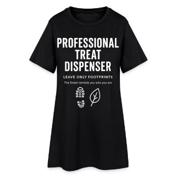 Forêt professionnelle de distributeurs de friandises - Robe T-shirt Femme - noir - Devant