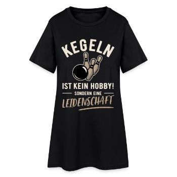 Le bowling n’est pas un passe-temps mais une passion - Robe T-shirt Femme - noir - Devant