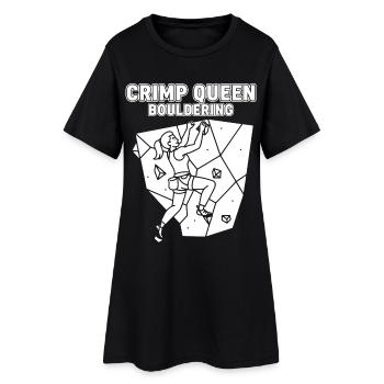 Escalade de Bloc Crimp Queen Fun - Robe T-shirt Femme - noir - Devant