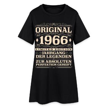 Original 1966 Vintage Vintage Birthday - Women’s T-Shirt Dress - black - Front