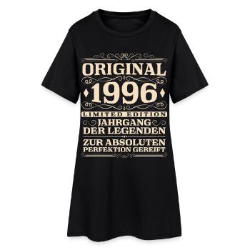 Anniversaire vintage original de 1996 - Robe T-shirt Femme - noir - Devant