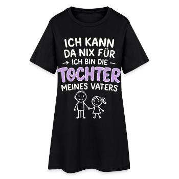 Je ne peux rien faire pour - la fille drôle qui dit - Robe T-shirt Femme - noir - Devant
