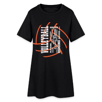 Basket-ball Joueurs de basket-ball - Robe T-shirt Femme - noir - Devant