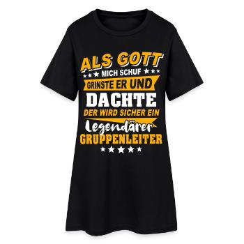 Expressions des chefs de groupe - Robe T-shirt Femme - noir - Devant