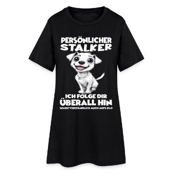 Jack Russell Terrier Hundebesitzer T Jack Russell  - Frauen T-Shirt-Kleid - Schwarz - Vorne