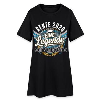 Pension 2026 Pensioner Pensioner Legend Retirement - Women’s T-Shirt Dress - black - Front