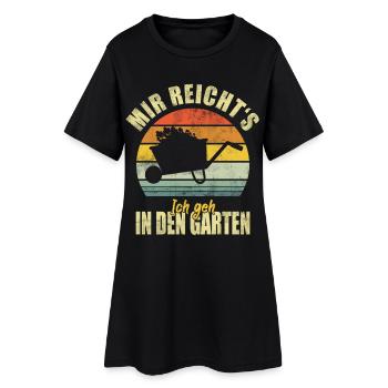 Garden Gardener Gardening Funny Saying - Women’s T-Shirt Dress - black - Front