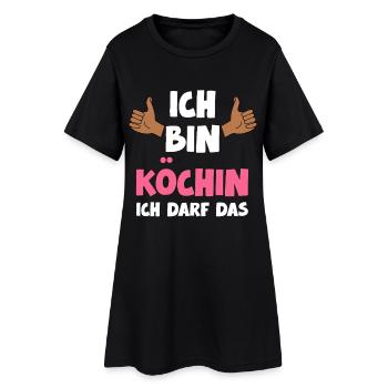 I'm a cook I'm allowed to do this - Women’s T-Shirt Dress - black - Front