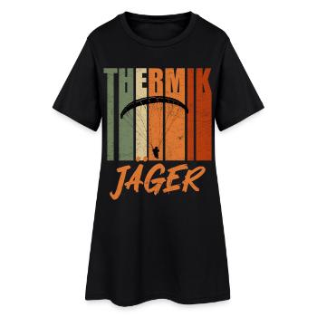 Parapente THERIK JÄGER Fun - Robe T-shirt Femme - noir - Devant
