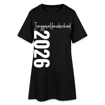 Bachelor party 2026 - Women’s T-Shirt Dress - black - Front