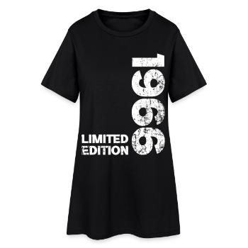 1966 Birthday Born In 1966 Birthday Gift - Women’s T-Shirt Dress - black - Front