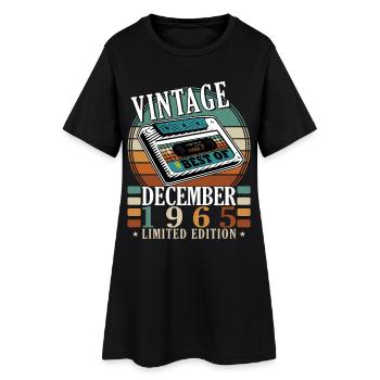 Vintage 1965 Limited Edition Best Of - Frauen T-Shirt-Kleid - Schwarz - Vorne
