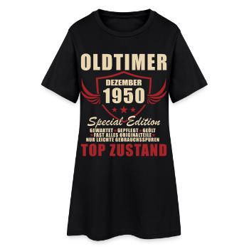 Édition spéciale Oldtimer 1950 - Robe T-shirt Femme - noir - Devant