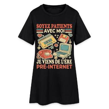 The humorous gift for old people - Women’s T-Shirt Dress - black - Front