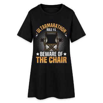 Chaussures d’ultracourse Ultra Marathon Running 100 - Robe T-shirt Femme - noir - Devant