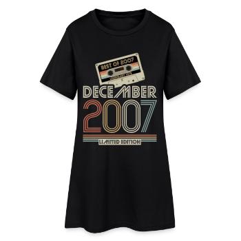 Cassette - Best of December 2007 - Anniversaire - Robe T-shirt Femme - noir - Devant