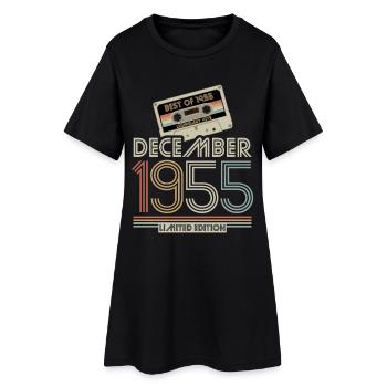 Cassette - Best of December 1955 - Anniversaire - Robe T-shirt Femme - noir - Devant