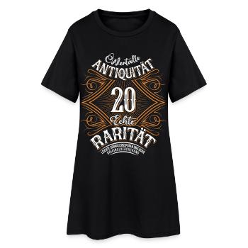 20. Geburtstag Antiquität Rarität - Frauen T-Shirt-Kleid - Schwarz - Vorne