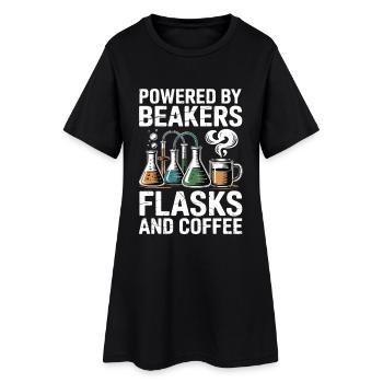 Alchemist Verstand Ingenieur Herz Chemie Motif - Robe T-shirt Femme - noir - Devant