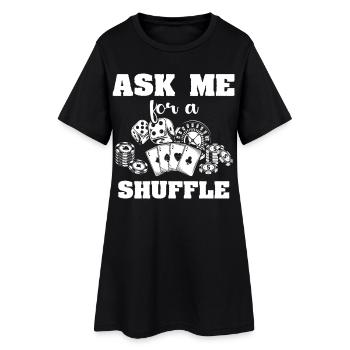 Casino Casino Players - Women’s T-Shirt Dress - black - Front