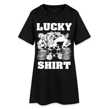 Casino Casino Players - Women’s T-Shirt Dress - black - Front