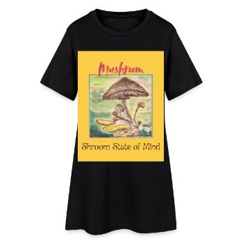 Shroom State of Mind - Women’s T-Shirt Dress - black - Front