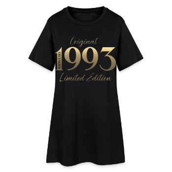 32e anniversaire Original décembre Né en 1993 - Robe T-shirt Femme - noir - Devant