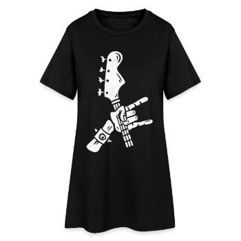 Guitariste Guitariste Hommes Garçons Guitare - Robe T-shirt Femme - noir - Devant