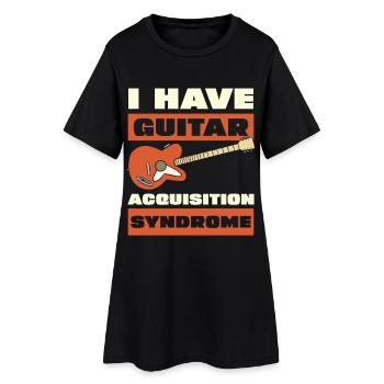 Syndrome d’acquisition de guitare - Robe T-shirt Femme - noir - Devant