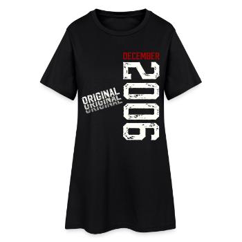 19e anniversaire Original décembre 2006 - Robe T-shirt Femme - noir - Devant