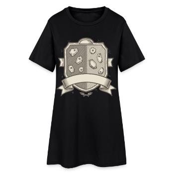 Emblème de conception de l’insigne de l’escalade - Robe T-shirt Femme - noir - Devant