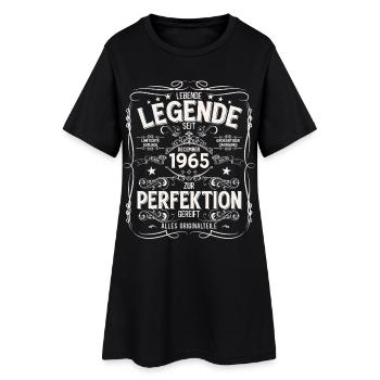 60e anniversaire Millésime décembre 1965 - Robe T-shirt Femme - noir - Devant