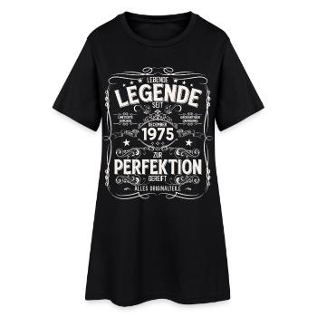 50e anniversaire Millésime décembre 1975 - Robe T-shirt Femme - noir - Devant
