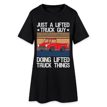 Funny Lifted Truck Graphic Shirt for Men Women - Frauen T-Shirt-Kleid - Schwarz - Vorne